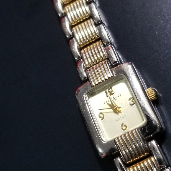 LA EXPRESS WATCH Accessories Two Tone Women Wrist Vintage La